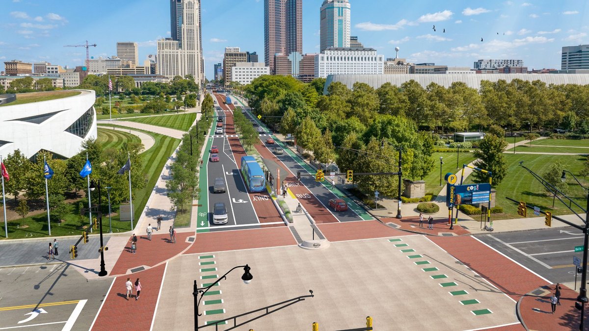 Main Street Corridor, OH - Central Ohio voters approve LinkUs plan to build rapid-transit busing -  Axios C